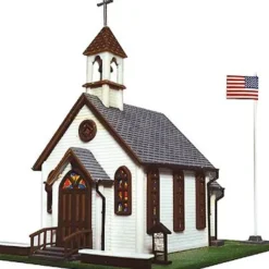 Discount Life Like 7464 N Scale Rural Chapel Building Kit - Your Source for Gaming Essentials Trains