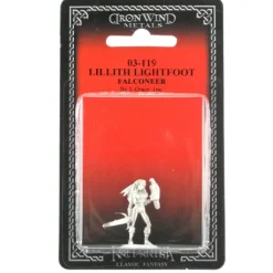 Tabletop Miniatures>Lillith Lightfoot Falconer #03-119 Classic Ral Partha Fantasy RPG Metal Figure - Your Source for Gaming Essentials