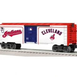 Clearance Lionel 6-81927 MLB Cleveland Indians Boxcar - Made in the USA - Your Source for Gaming Essentials Trains
