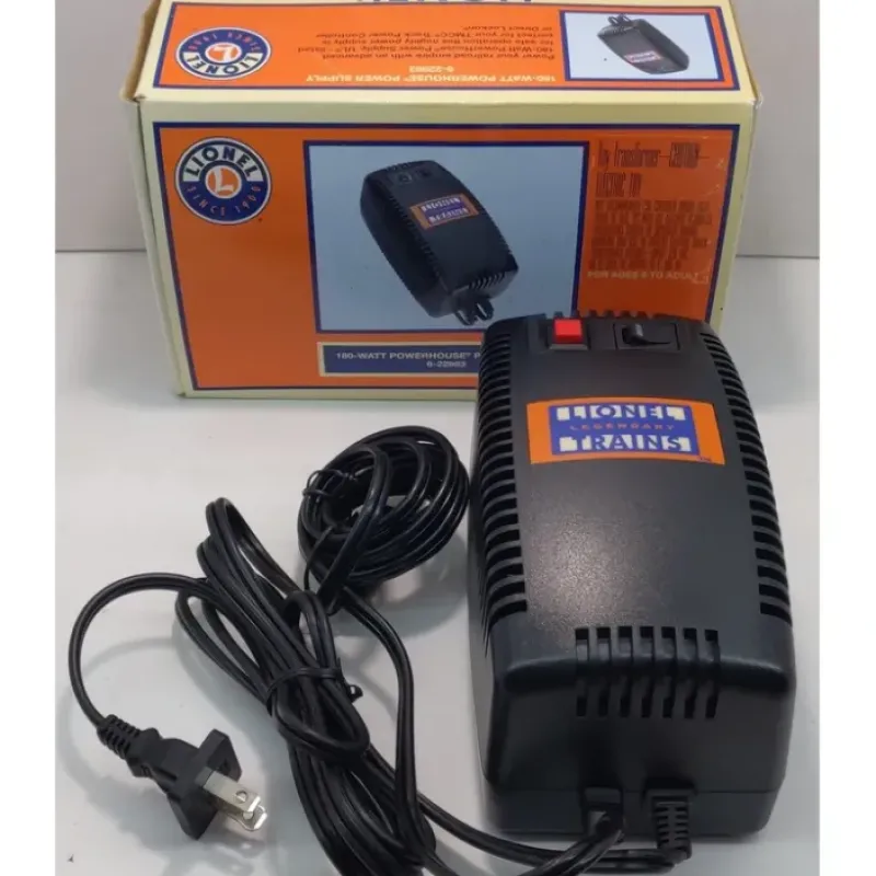New Lionel 6-22983 O 180 Watt Powerhouse Power Supply LN/Box - Your Source for Gaming Essentials Trains