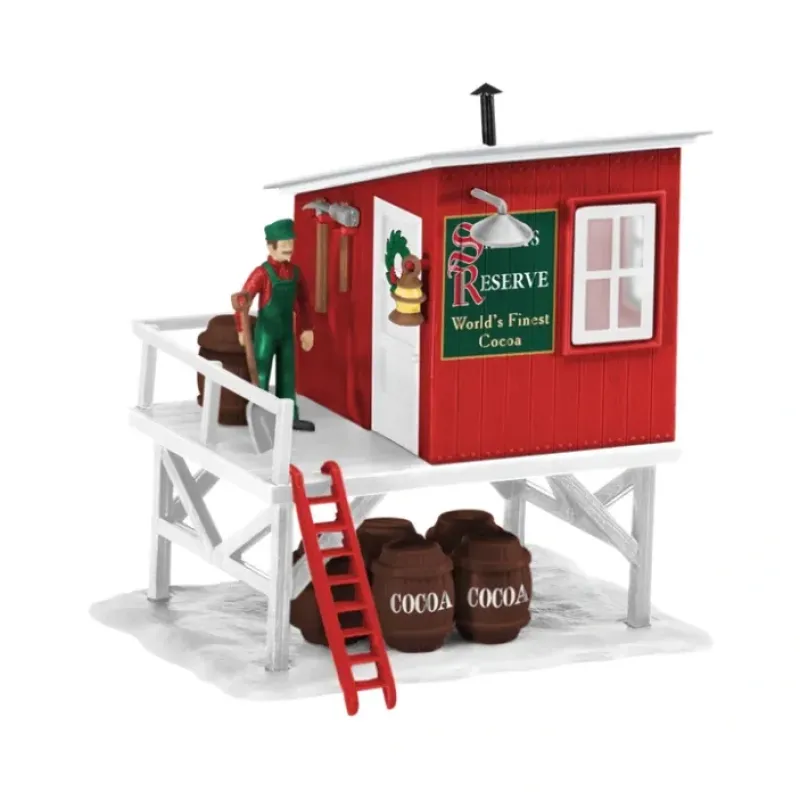 New Lionel 6-82745 O Christmas Cocoa Barrel Shed w/Light Kit - Your Source for Gaming Essentials Trains