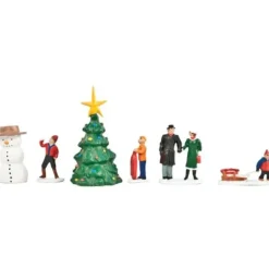 Online Lionel 6-37852 O Christmas People with Snowman and Christmas Tree (Set of 6) - Your Source for Gaming Essentials Trains