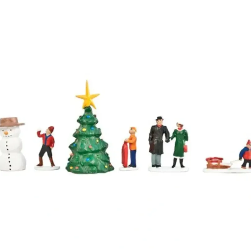 Online Lionel 6-37852 O Christmas People with Snowman and Christmas Tree (Set of 6) - Your Source for Gaming Essentials Trains