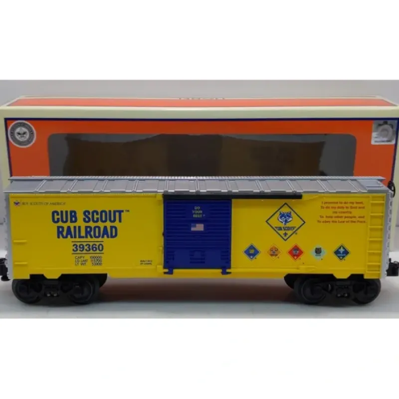 Lionel 6-39360 O Cub Scout Boxcar - Your Source for Gaming Essentials Trains