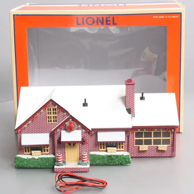 Hot Lionel 6-37957 O Deluxe Holiday House Building with Operating Christmas Lights - Your Source for Gaming Essentials Trains