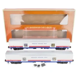 Clearance Lionel 6-83592 O Gauge American Freedom Train Passenger Car 2 Pack EX/Box - Your Source for Gaming Essentials Trains