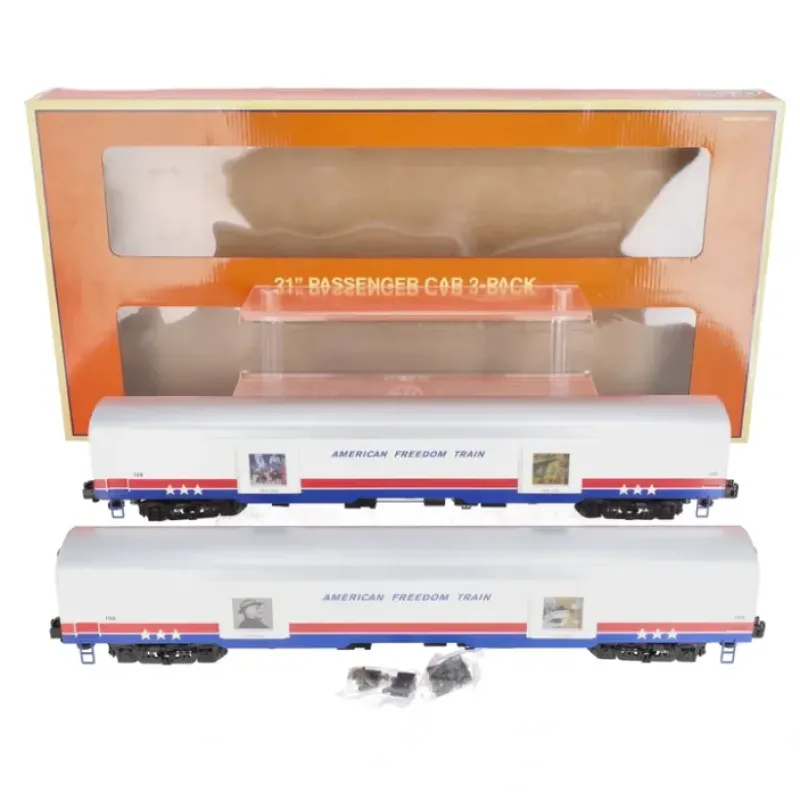 Clearance Lionel 6-83592 O Gauge American Freedom Train Passenger Car 2 Pack EX/Box - Your Source for Gaming Essentials Trains