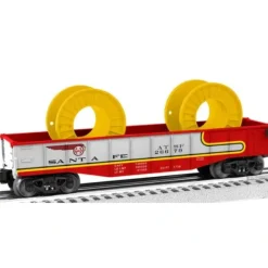 Hot Lionel 6-26679 O Gauge ATSF Gondola With Reels - Your Source for Gaming Essentials Trains