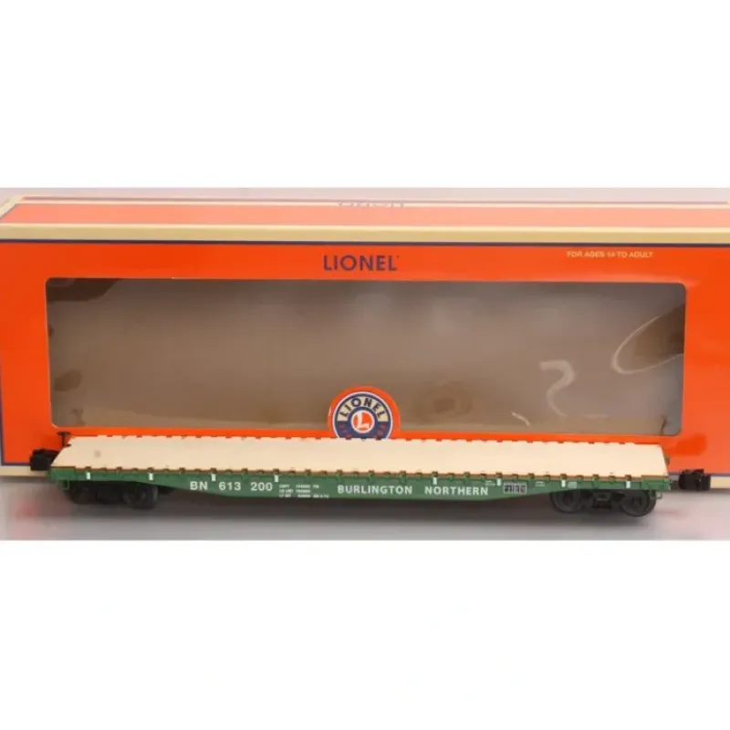 Sale Lionel 6-19386 O Gauge Burlington Northern PS-4 Flatcar w/Stakes - Your Source for Gaming Essentials Trains