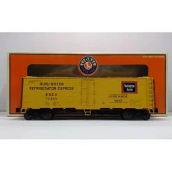 Best Lionel 6-17339 O Gauge Burlington Steel Sided Refrigerator Car #74825 LN/Box - Your Source for Gaming Essentials Trains