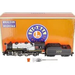 Discount Lionel 6-11156 O Gauge C&O 4-6-0 Ten-Wheeler Steam Locomotive & Tender #377 LN/Box - Your Source for Gaming Essentials Trains