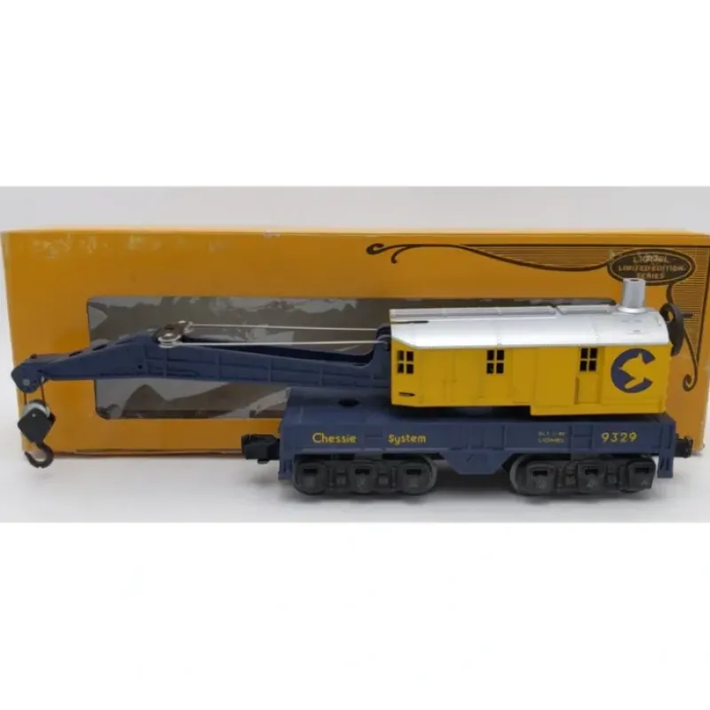 Clearance Lionel 6-9329 O Gauge Chessie Crane Car EX/Box - Your Source for Gaming Essentials Trains