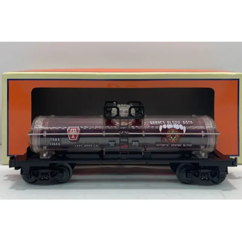 Clearance Lionel 6-36151 O Gauge Halloween Graves Blood Bank Tank Car LN/Box - Your Source for Gaming Essentials Trains