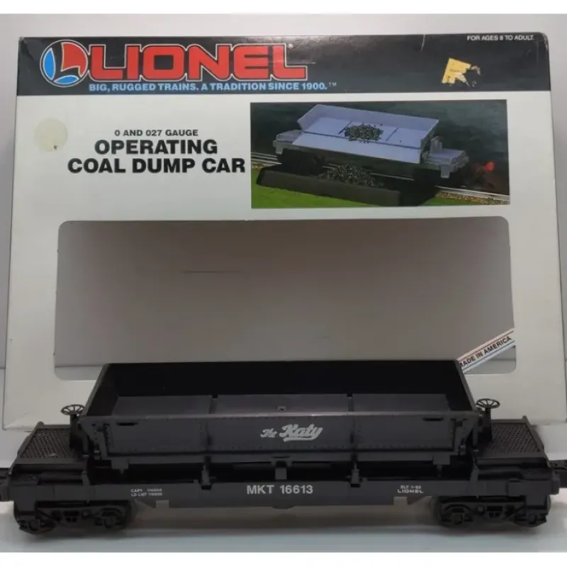 Discount Lionel 6-16613 O Gauge Katy Coal Dump Car #16613 LN/Box - Your Source for Gaming Essentials Trains