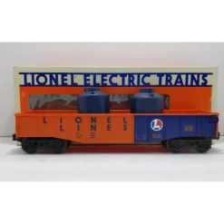 Hot Lionel 6-6214 O Gauge Lionel Lines Gondola w/Canisters LN/Box - Your Source for Gaming Essentials Trains