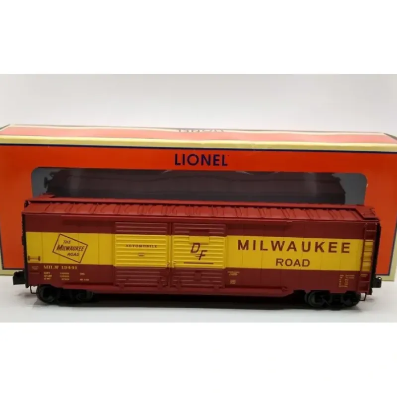 Clearance Lionel 6-17757 O Gauge Milwaukee Road Double Door Boxcar #13441 w/End Doors - Your Source for Gaming Essentials Trains