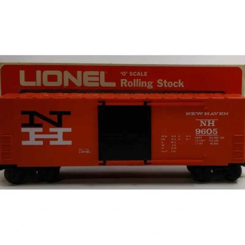 Clearance Lionel 6-9605 O Gauge New Haven Hi-Cube Boxcar #9605 LN/Box - Your Source for Gaming Essentials Trains