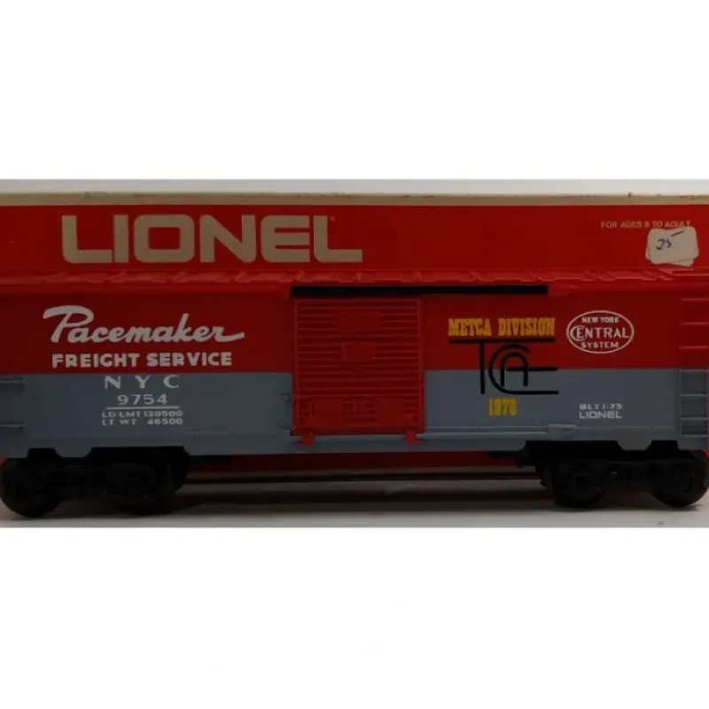 Sale Lionel 6-9754 O Gauge New York Central Pacemaker Boxcar-METCA Version EX/Box - Your Source for Gaming Essentials Trains
