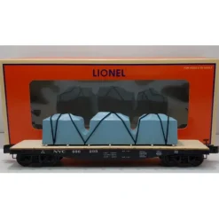 Sale Lionel 6-27541 O Gauge New York Central 40 Flatcar #496299 with Covered Load LN/Box - Your Source for Gaming Essentials Trains