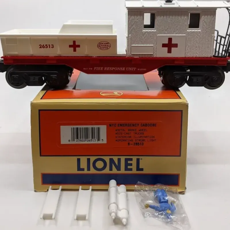 Hot Lionel 6-26513 O Gauge NYC Emergency First Aid Caboose LN/Box - Your Source for Gaming Essentials Trains