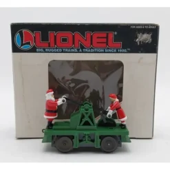 Online Lionel 6-18403 O Gauge Operating Santa Hand Car - Green LN/Box - Your Source for Gaming Essentials Trains