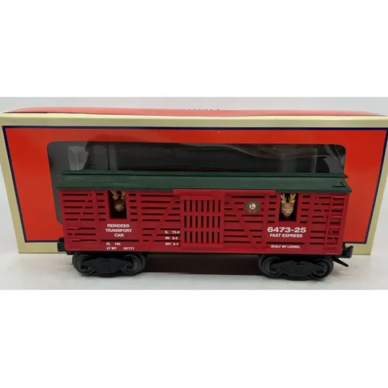 New Lionel 6-27947 O Gauge Reindeer Transport Car - Your Source for Gaming Essentials Trains