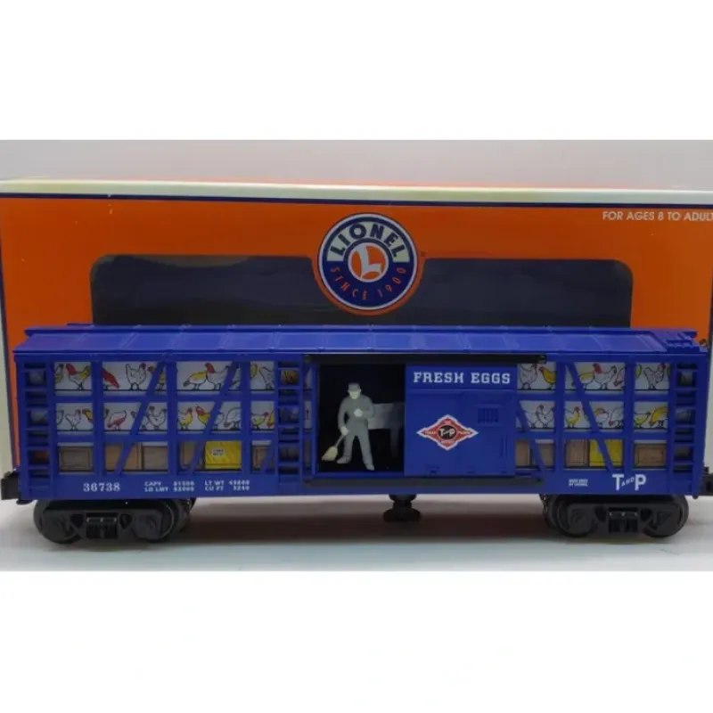 Hot Lionel 6-36738 O Gauge Texas & Pacific Poultry Car w/ Sounds - Your Source for Gaming Essentials Trains