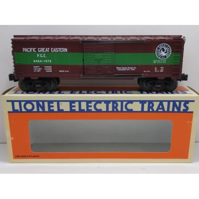 New Lionel 6-52086 O Gauge TTOS-1996 Pacific Great Eastern 6464 Boxcar #1972 LN/Box - Your Source for Gaming Essentials Trains