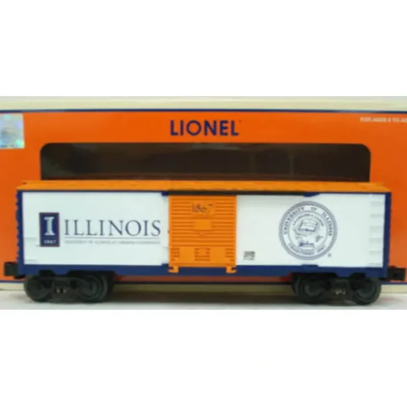Hot Lionel 6-39286 O Gauge University of Illinois #2 Boxcar - Your Source for Gaming Essentials Trains