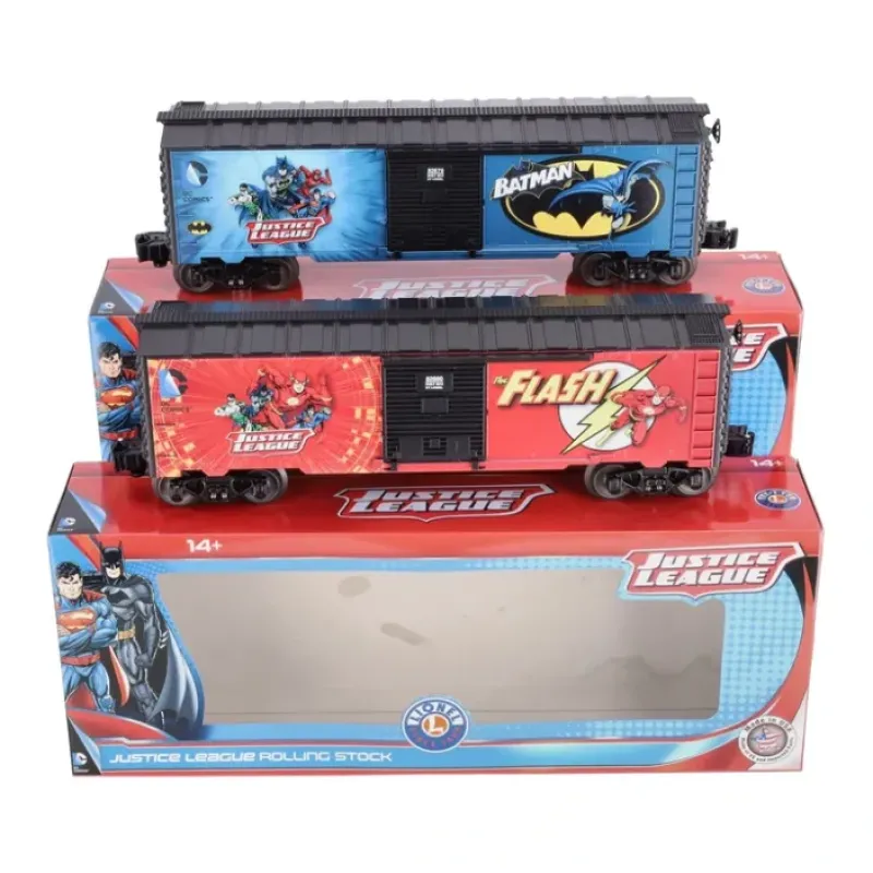 Clearance Lionel 6-82683 O Justice League Batman/The Flash Boxcar 3-Rail (Pack of 2) - Your Source for Gaming Essentials Trains