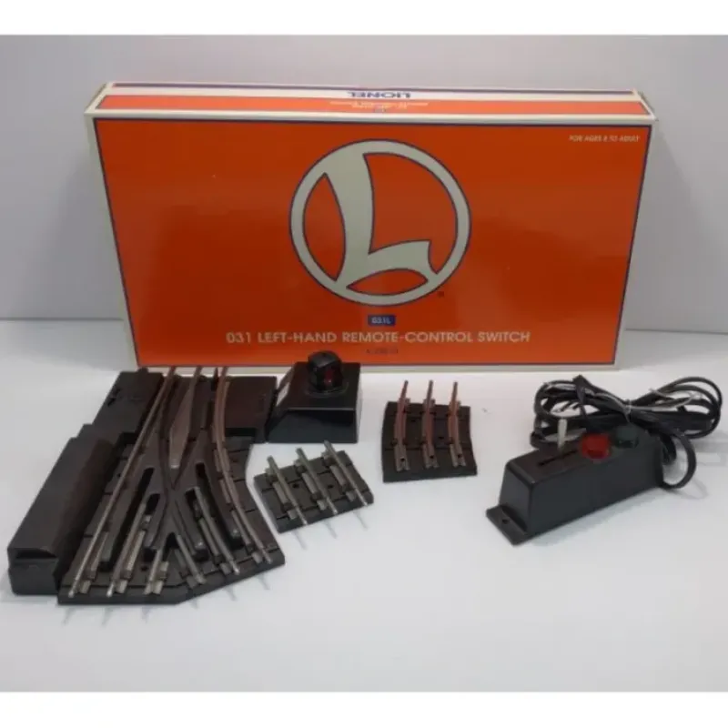 Sale Lionel 6-23010 O-31 Left Hand Remote Control Switch Turnout EX/Box - Your Source for Gaming Essentials Trains