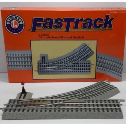Online Lionel 6-81252 O-31 Manual Left Hand FasTrack Switch Turnout - Your Source for Gaming Essentials Trains