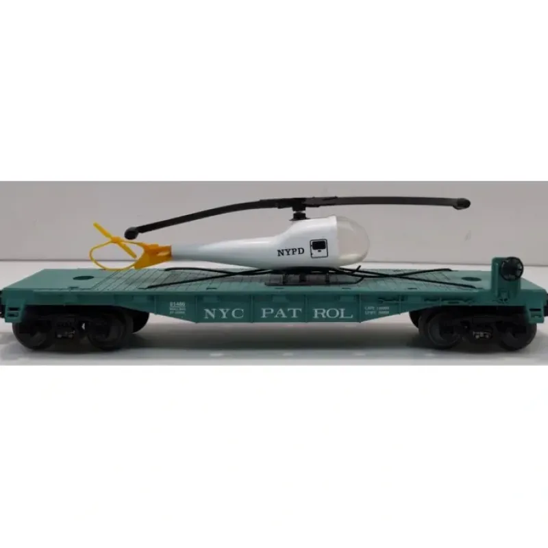 Lionel 6-81486 O NYC Patrol Helicopter Flatcar - Your Source for Gaming Essentials Trains