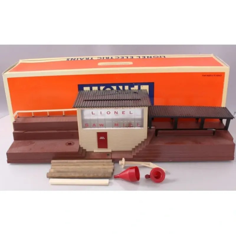 Hot Lionel 6-12873 O Operating Sawmill with Brown Base LN/Box - Your Source for Gaming Essentials Trains