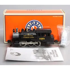 Outlet Lionel 6-28613 O Reading 0-6-0 Docksider Steam Locomotive #1251 LN/Box - Your Source for Gaming Essentials Trains