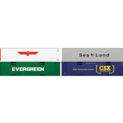Discount Lionel 6-37161 O Scale 48' CSX, SeaLand, APL, Evergreen Containers (Set of 4) - Your Source for Gaming Essentials Trains