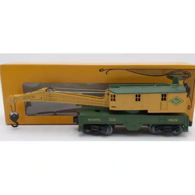 Online Lionel 6-9332 O Scale Reading 8 Wheel Crane Car EX/Box - Your Source for Gaming Essentials Trains