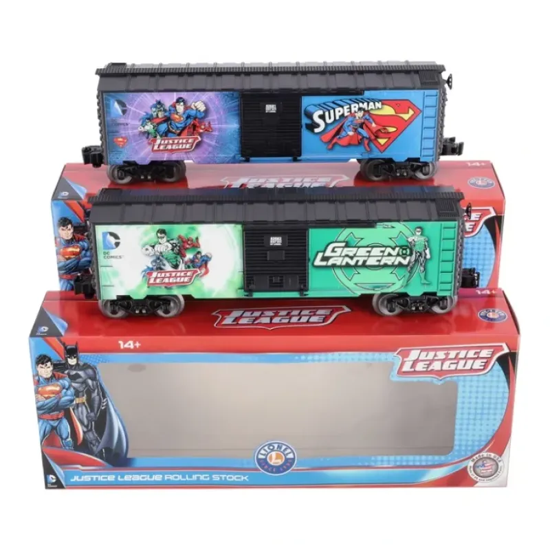 Clearance Lionel 6-82684 O Superman/Green Lantern Boxcar 2-Pack - Your Source for Gaming Essentials Trains
