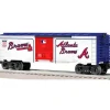 New Lionel 6-81921 O USA/MLB Atlanta Braves Boxcar - Your Source for Gaming Essentials Trains