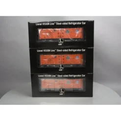 Outlet Lionel 6-81142 O VISIONLINE UPFE Steel Ice Reefer w/FreightSounds (Pack of 3) - Your Source for Gaming Essentials Trains