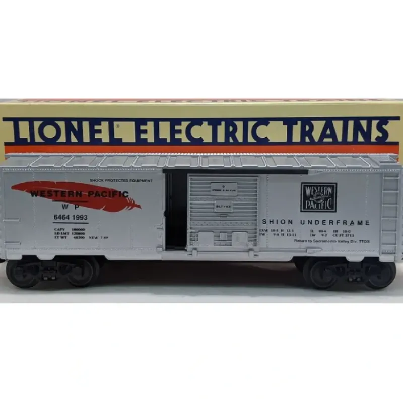 Hot Lionel 6-52009 O Western Pacific TTOS 1993 Sacramento Valley Boxcar #6464-1993 NIB - Your Source for Gaming Essentials Trains