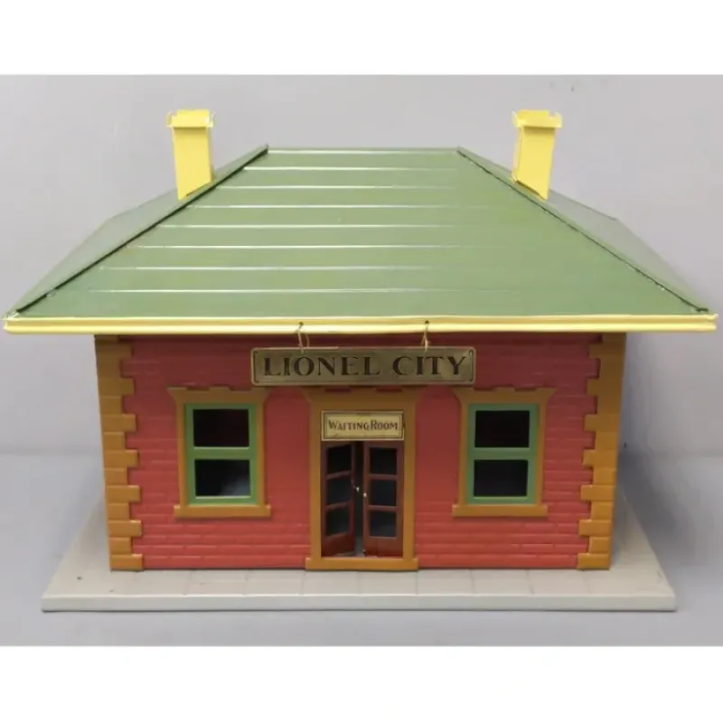 Lionel 122 Vintage O Illuminated Railroad Station - Repainted - Your Source for Gaming Essentials Trains