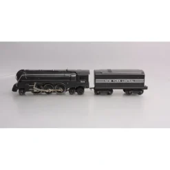 Outlet Lionel 221 Vintage O NYC Dreyfuss Black 2-6-4 Steam Loco & 221-T -Repainted EX - Your Source for Gaming Essentials Trains