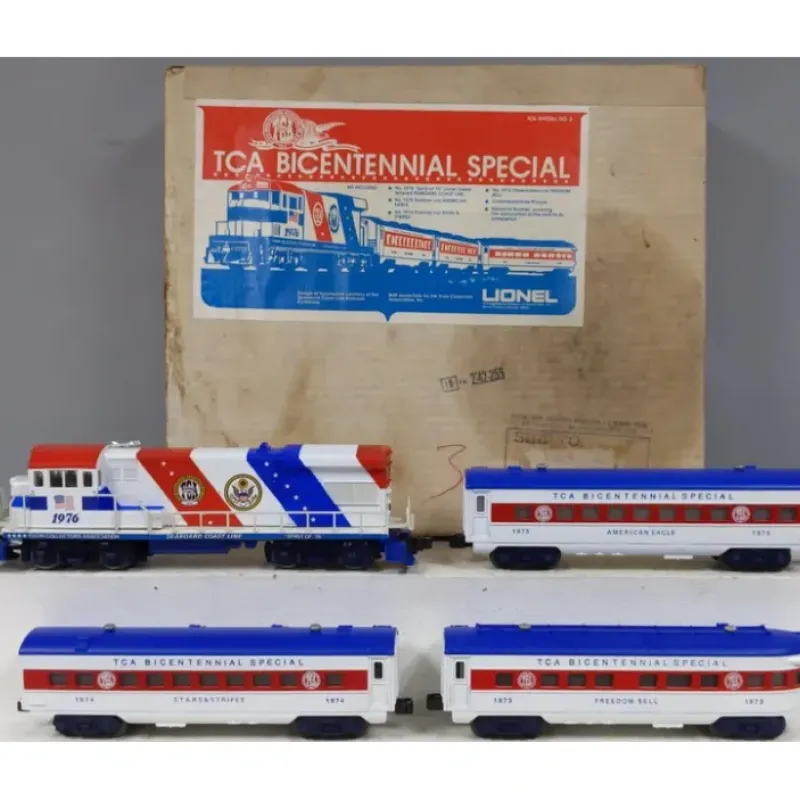 Clearance Lionel O Gauge TCA Diesel Passenger Bicentennial Special Set #2 EX/Box - Your Source for Gaming Essentials Trains
