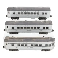 Lionel 2421S Vintage O Lionel Lines 2421, 2422, 2423 Passenger Cars: (Set of 3) VG - Your Source for Gaming Essentials Trains
