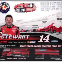 Hot Lionel T1428 Tony Stewart NASCAR O Gauge Steam Train Set - Your Source for Gaming Essentials Trains