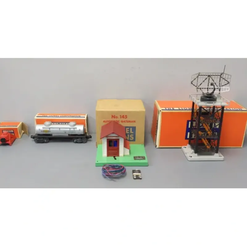 New Lionel Vintage O Buildings, Accessories, & Tank Car: 197, 145, 260, 6465 [4] VG/Box - Your Source for Gaming Essentials Trains