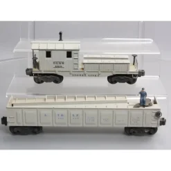 New Lionel Vintage O Gauge 3562-25 ATSF Barrel Car & 6419 DL&W Work Caboose [2] VG - Your Source for Gaming Essentials Trains
