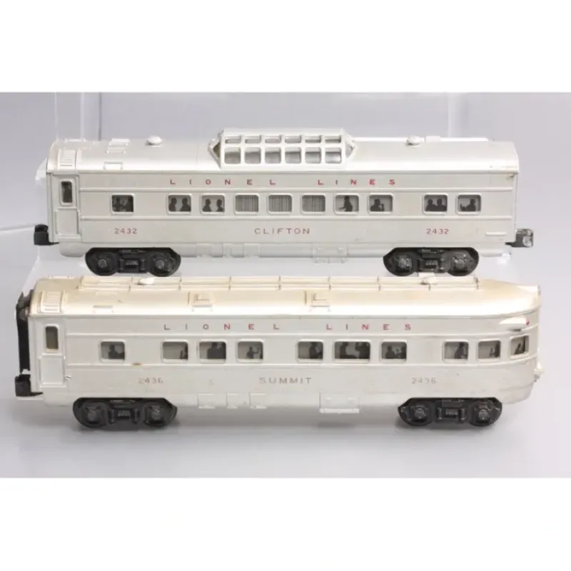 Sale Lionel Vintage O Gauge 2432 Clifton Vista Dome & 2436 Summit Observation Cars - Your Source for Gaming Essentials Trains