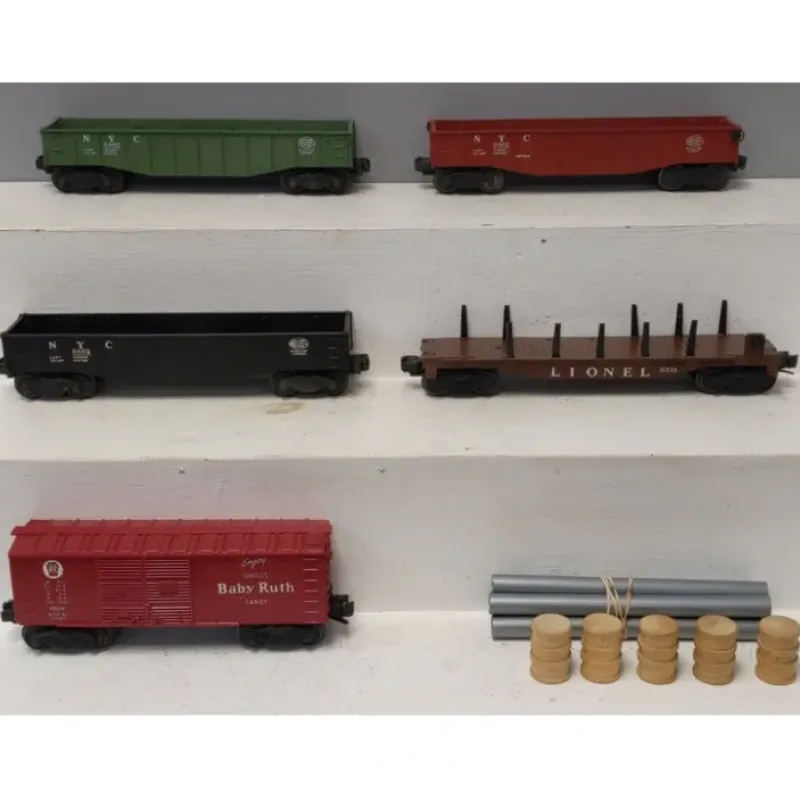Online Lionel Vintage O Gauge Freight Cars: X6014, 6511, 6462, 6462, 6462 [5] VG - Your Source for Gaming Essentials Trains